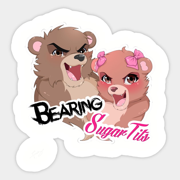 Bearing & Sugartits Sticker by Bearing